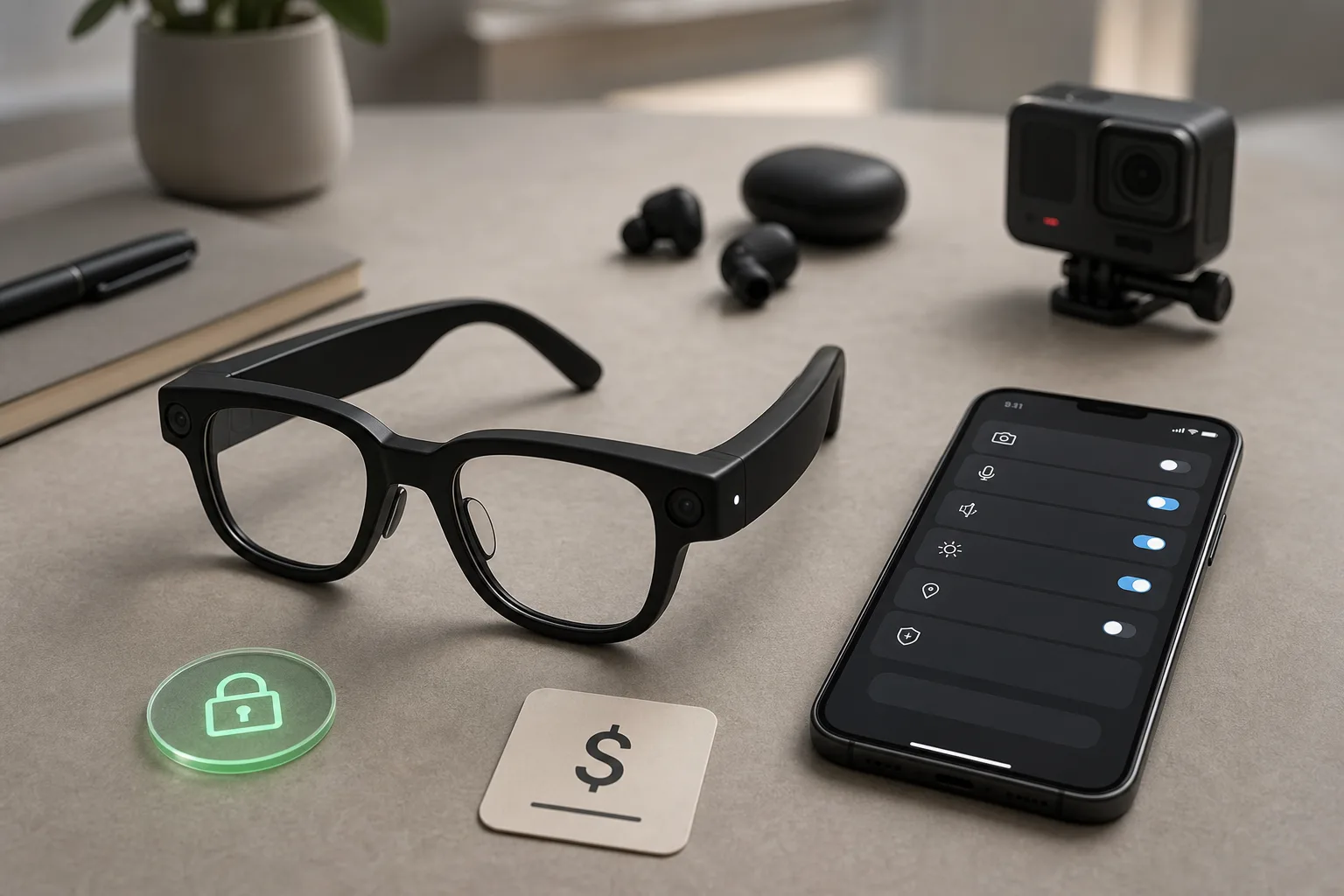Generic smart glasses buyer guide with subscription and privacy tradeoffs