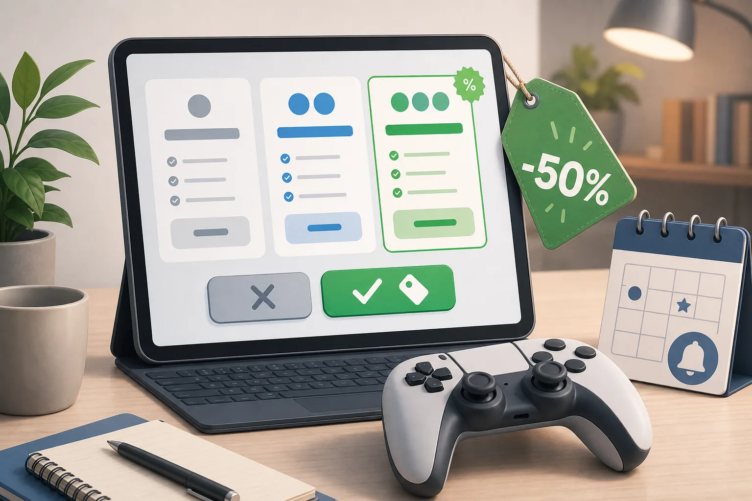 Game subscription cancellation discount decision