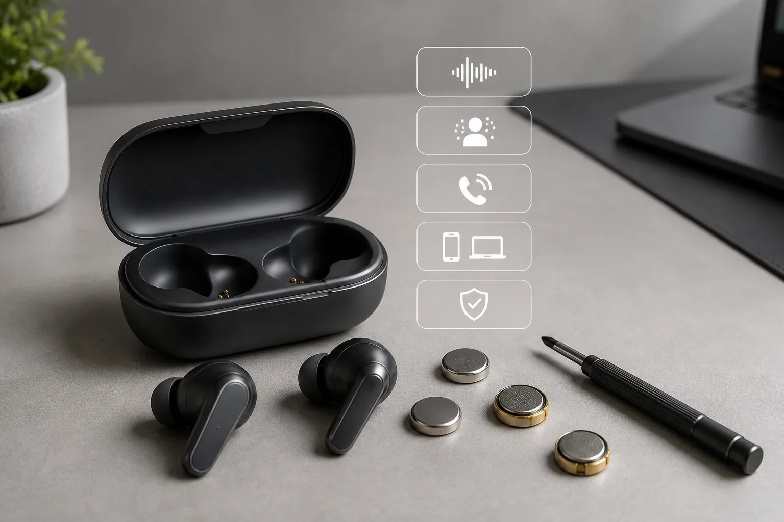 Écouteurs premium avec batteries remplaçables et checklist d’achat