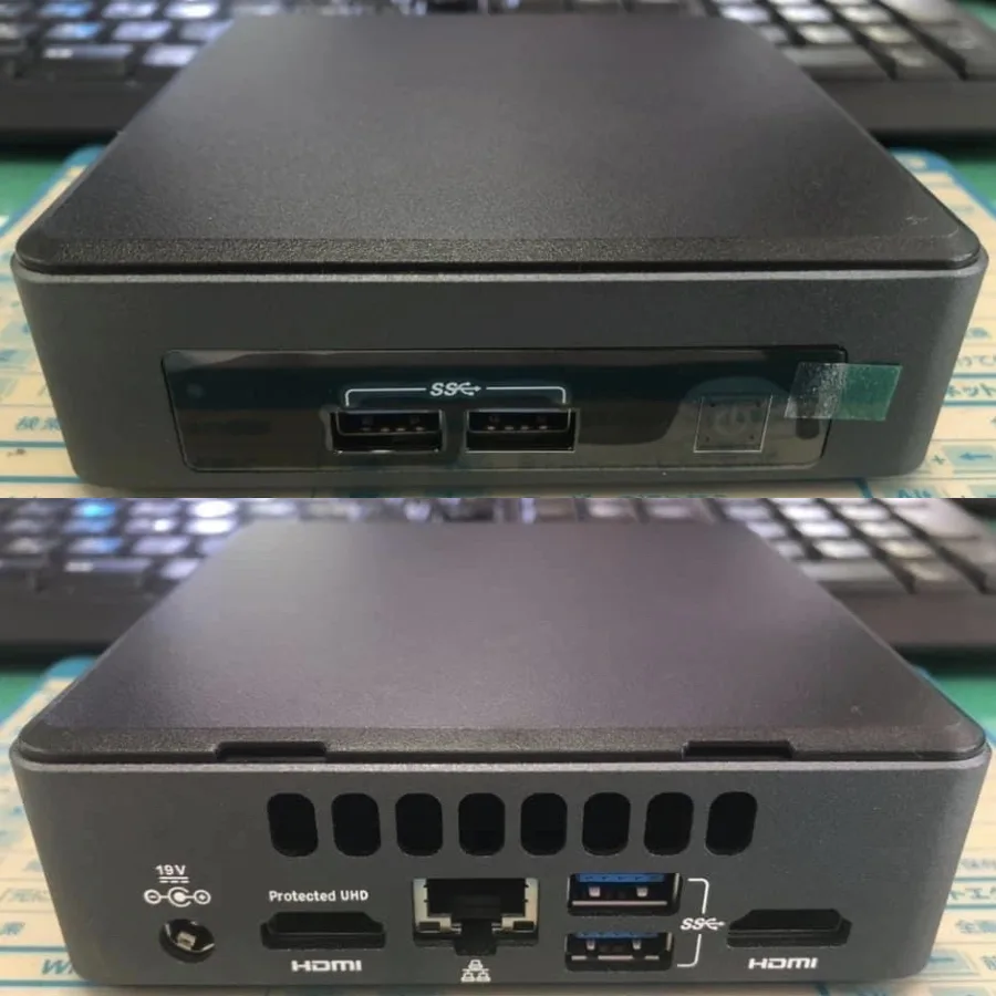 مثال لجهاز mini PC مدمج يوضح فئة المنتج، وليس إعلان AliExpress محدداً