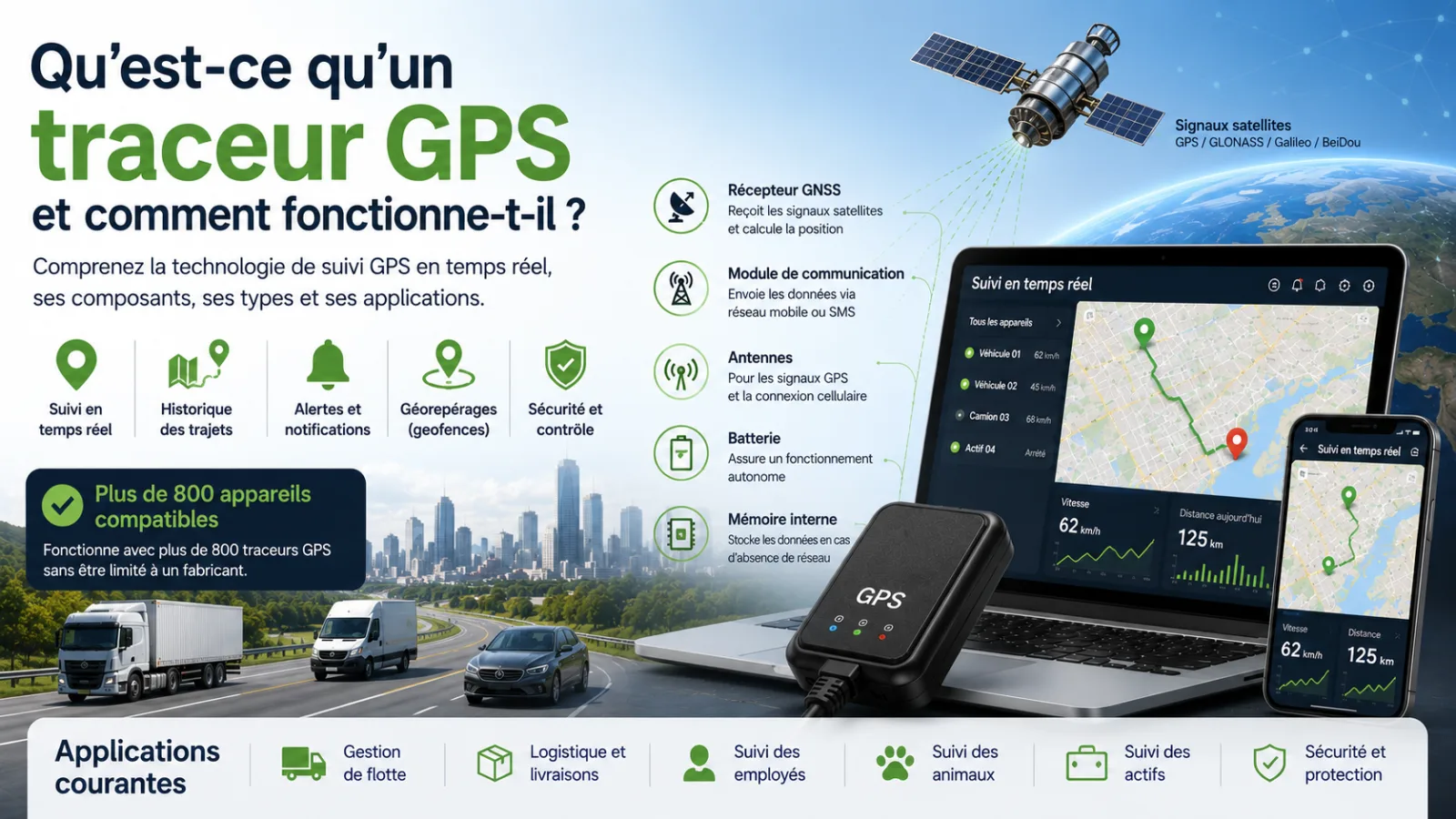 What is GPS tracker fr