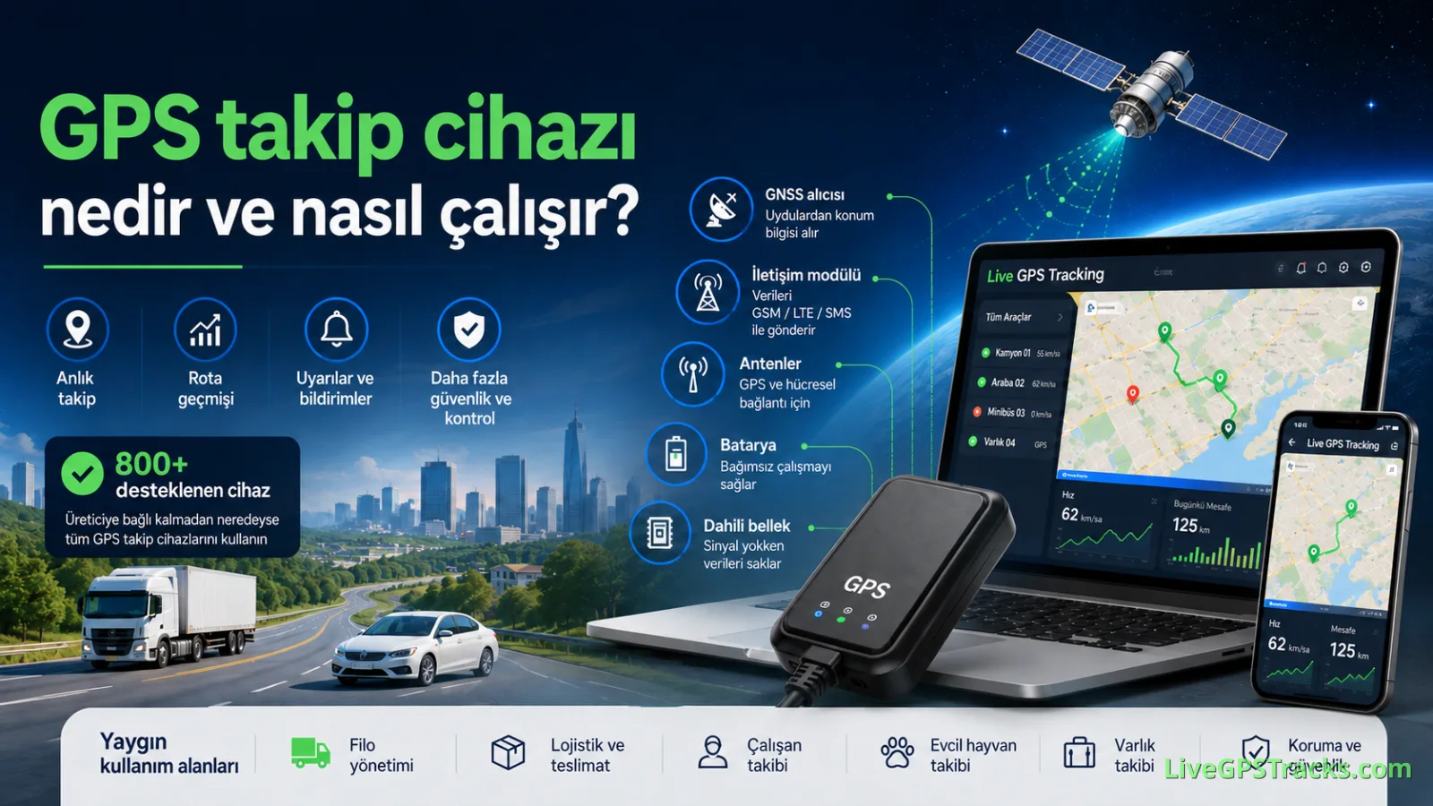 GPS takip cihazı nedir ve nasıl çalışır