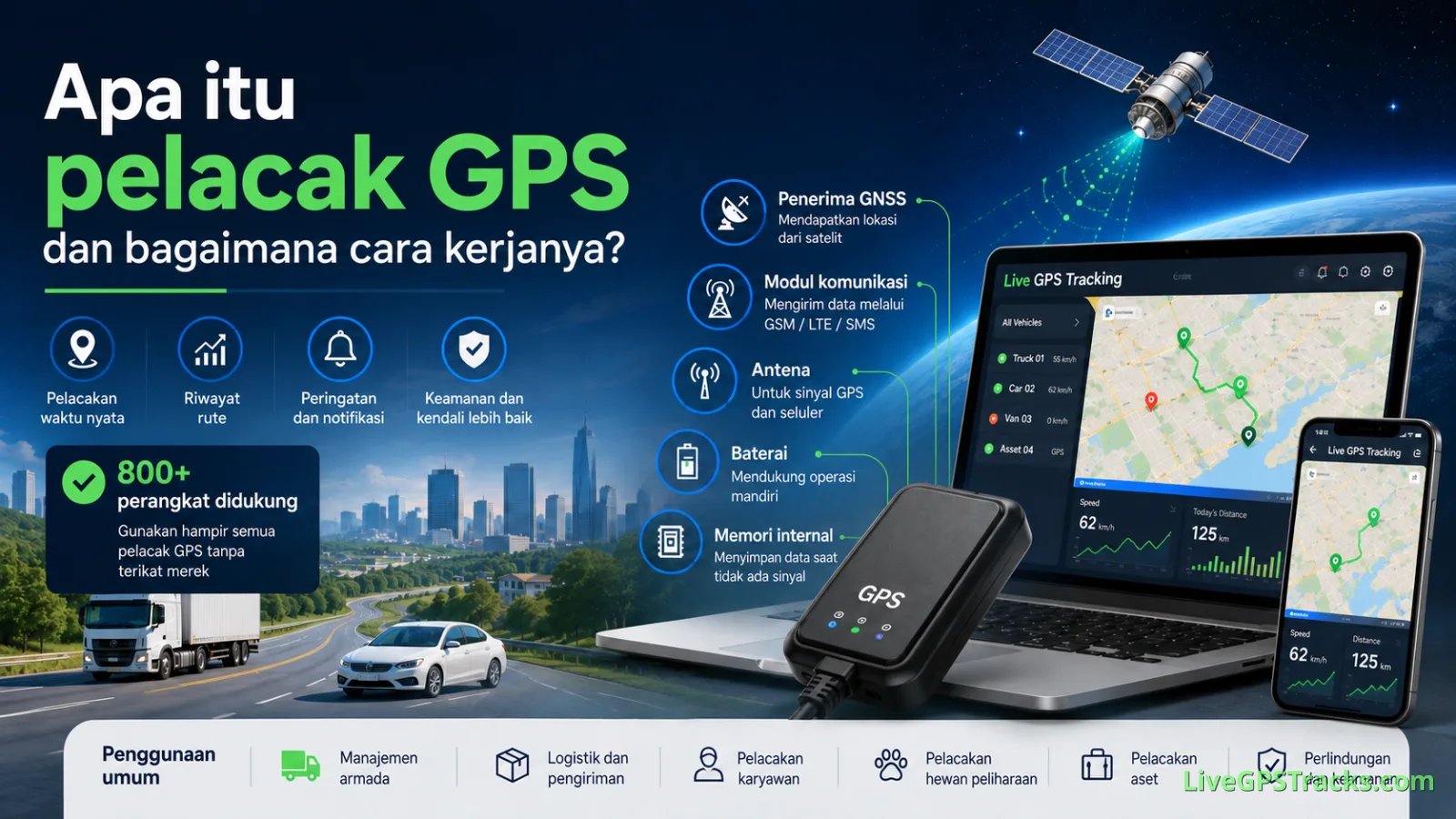 Apa itu pelacak GPS dan bagaimana cara kerjanya