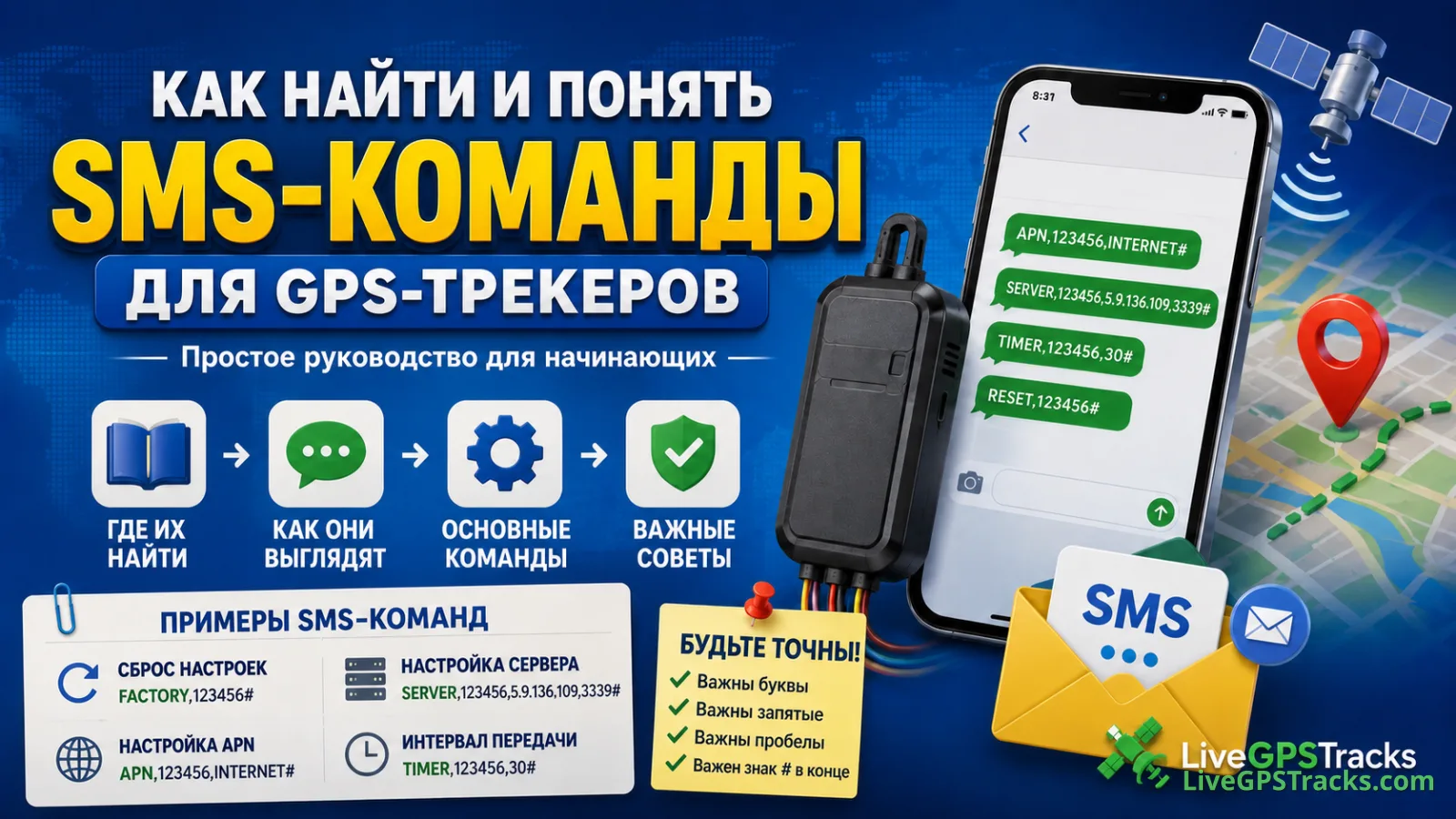 SMS commands understanding ru