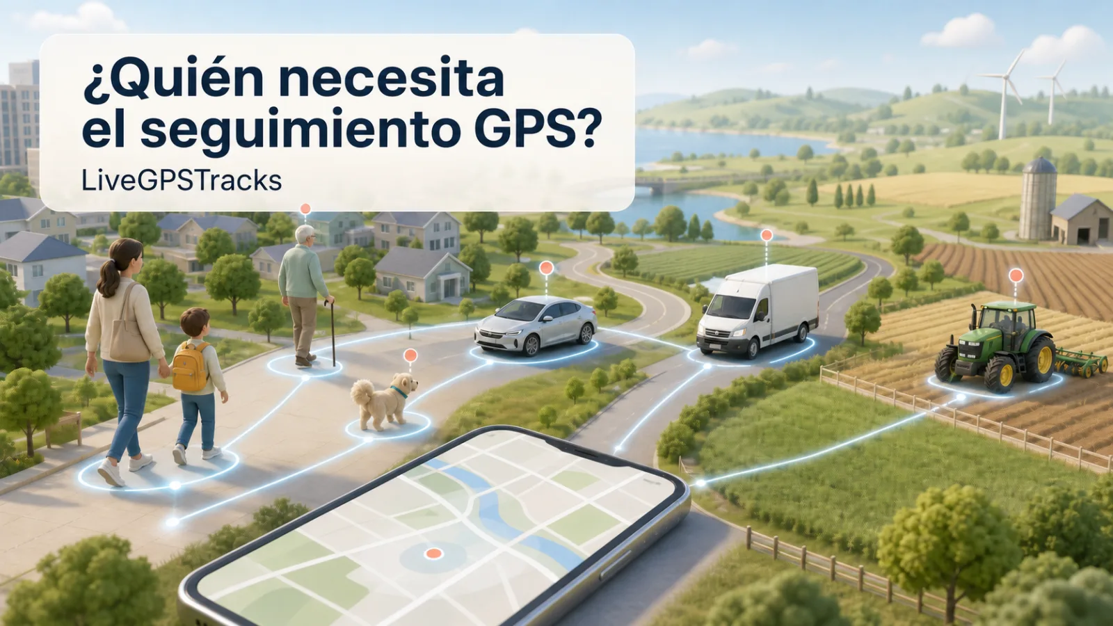 El seguimiento GPS conecta la seguridad personal y las operaciones empresariales