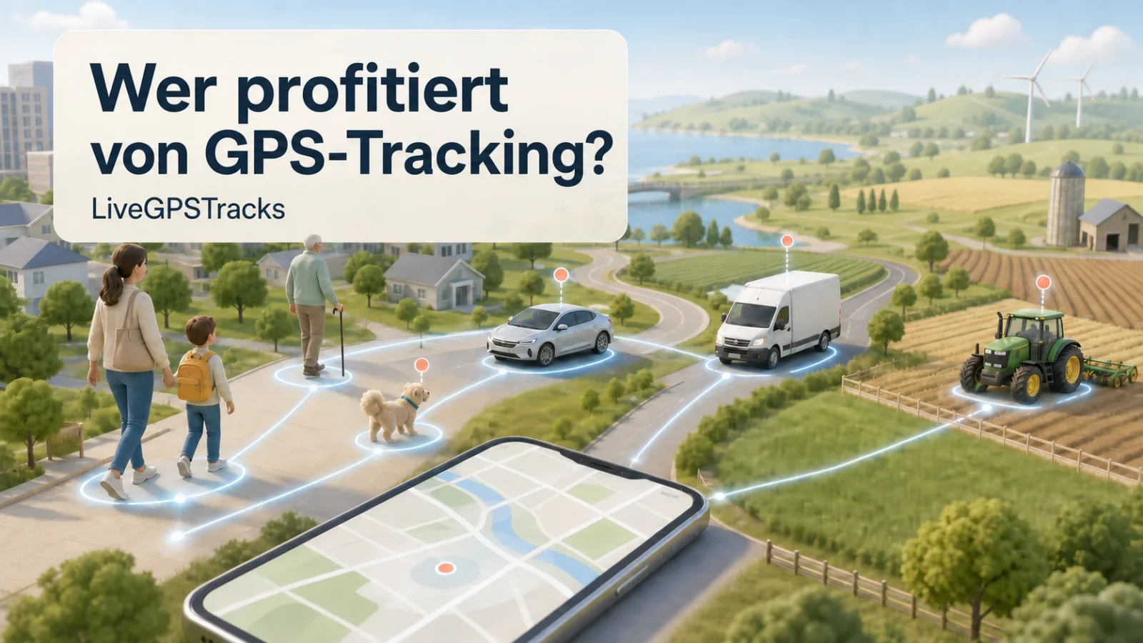 GPS-Tracking verbindet persönliche Sicherheit und betriebliche Abläufe