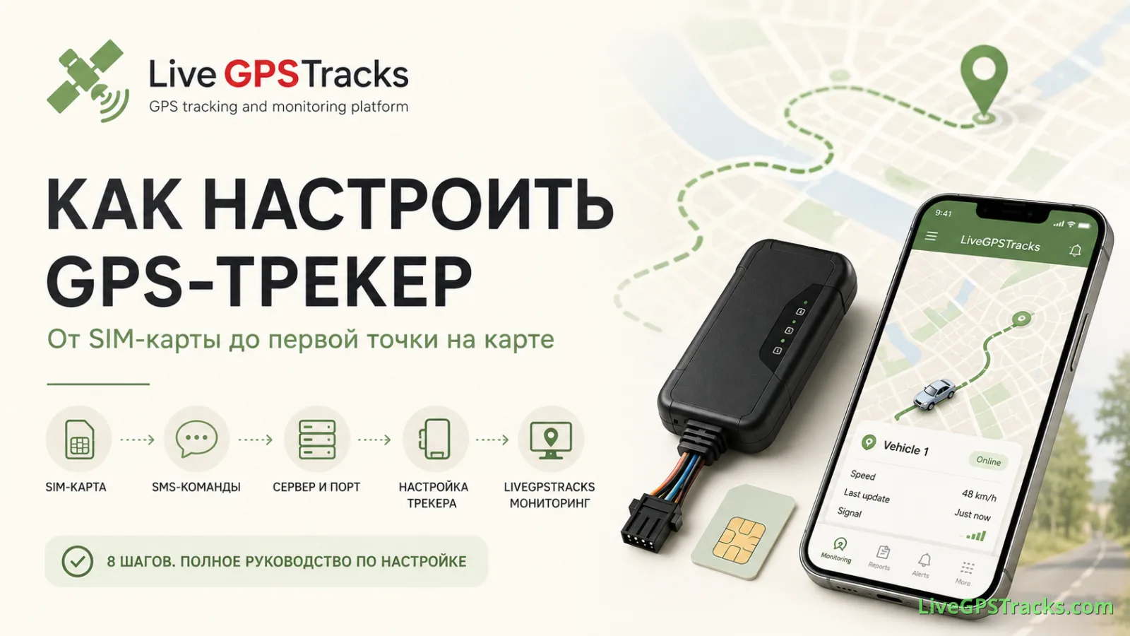 how setup gps tracker resume ru