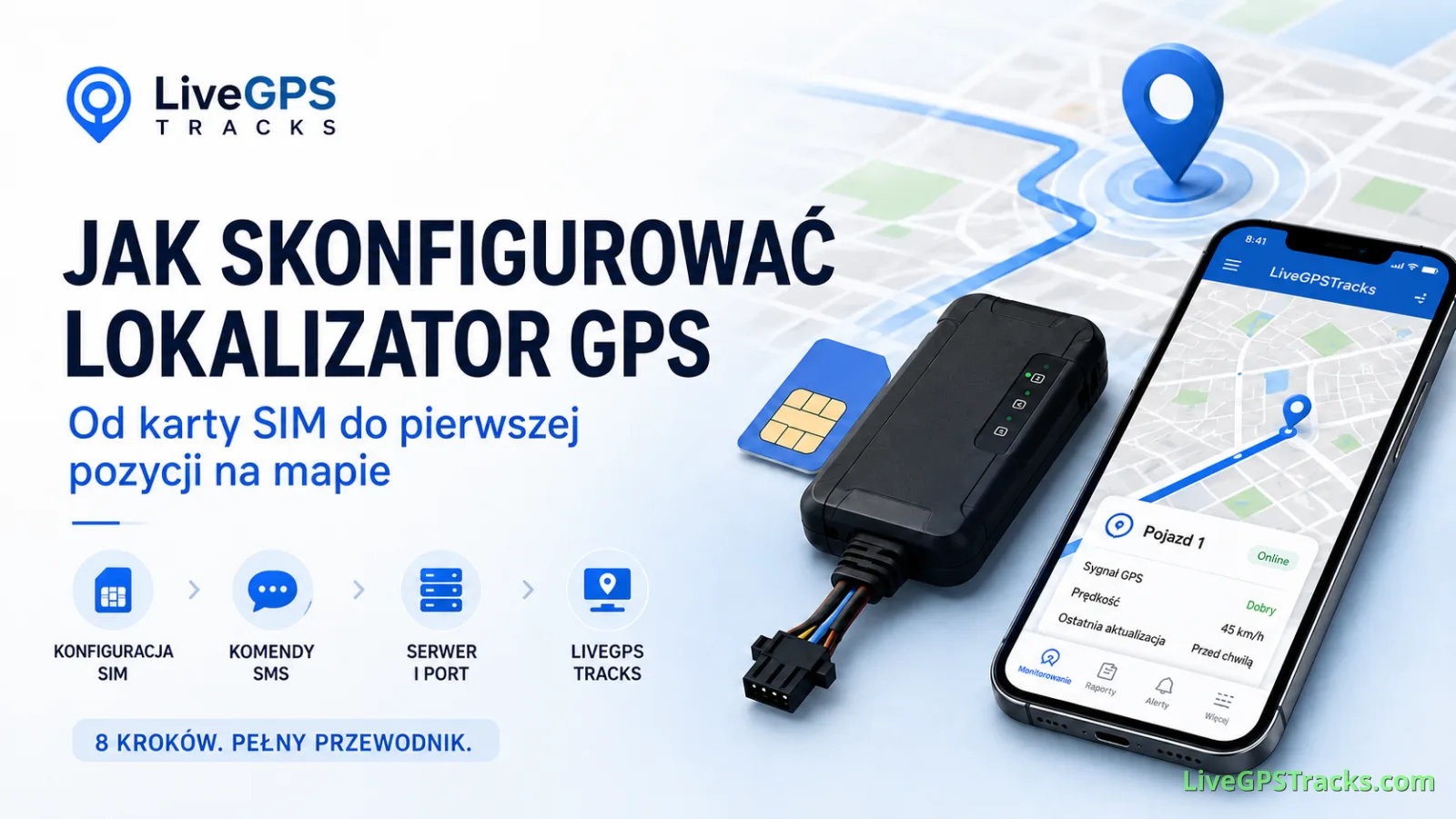 Przewodnik konfiguracji lokalizatora GPS