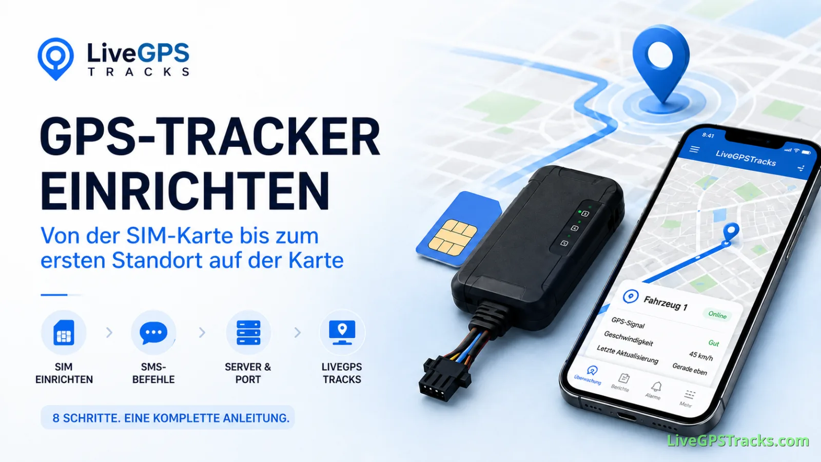Anleitung zum Einrichten eines GPS-Trackers