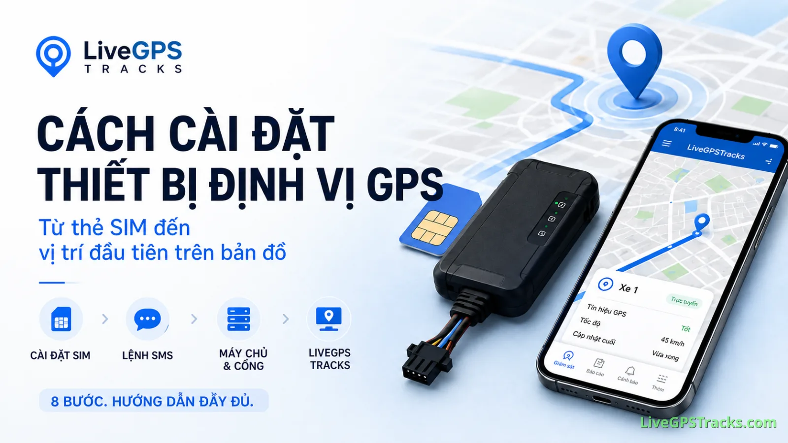 Hướng dẫn cài đặt thiết bị định vị GPS