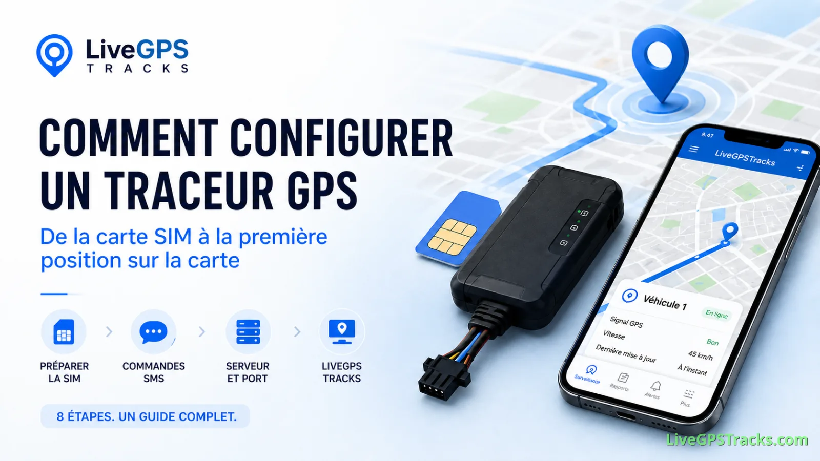 Guide de configuration d’un traceur GPS