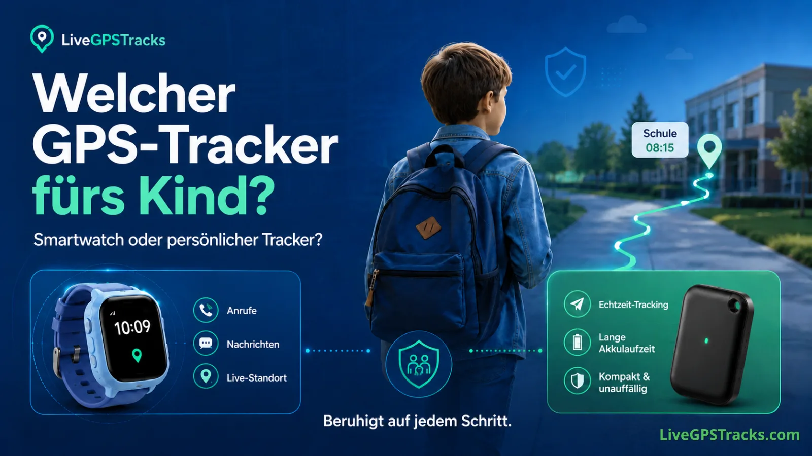 Welcher GPS-Tracker fürs Kind: Smartwatch oder persönlicher Tracker