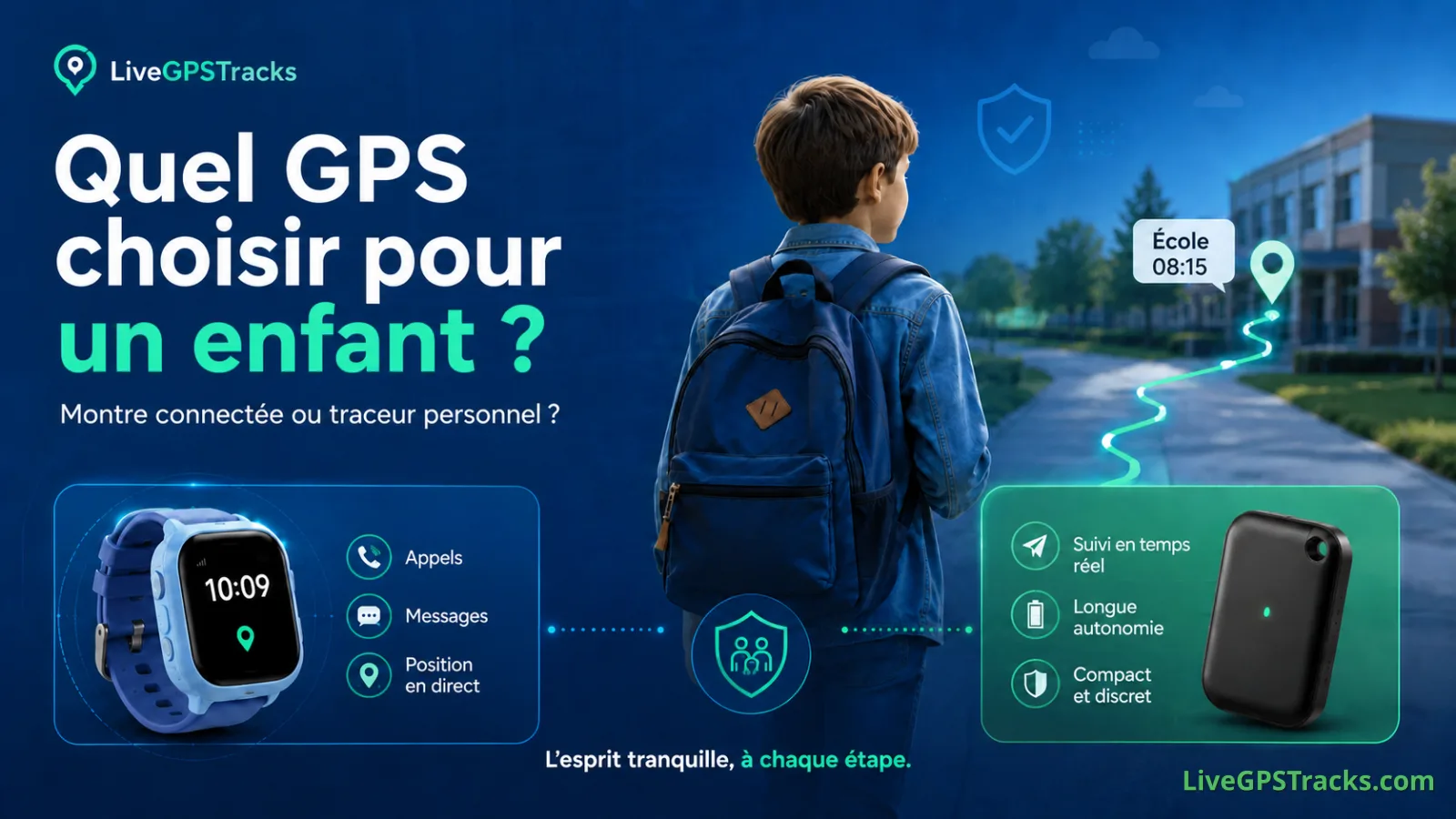 Quel GPS choisir pour un enfant : montre connectée ou traceur personnel
