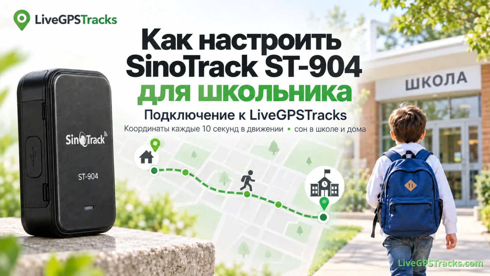 Настройка SinoTrack ST-904 для школьника