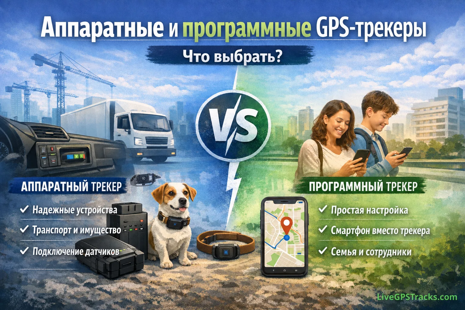 Аппаратный и программный GPS-трекер