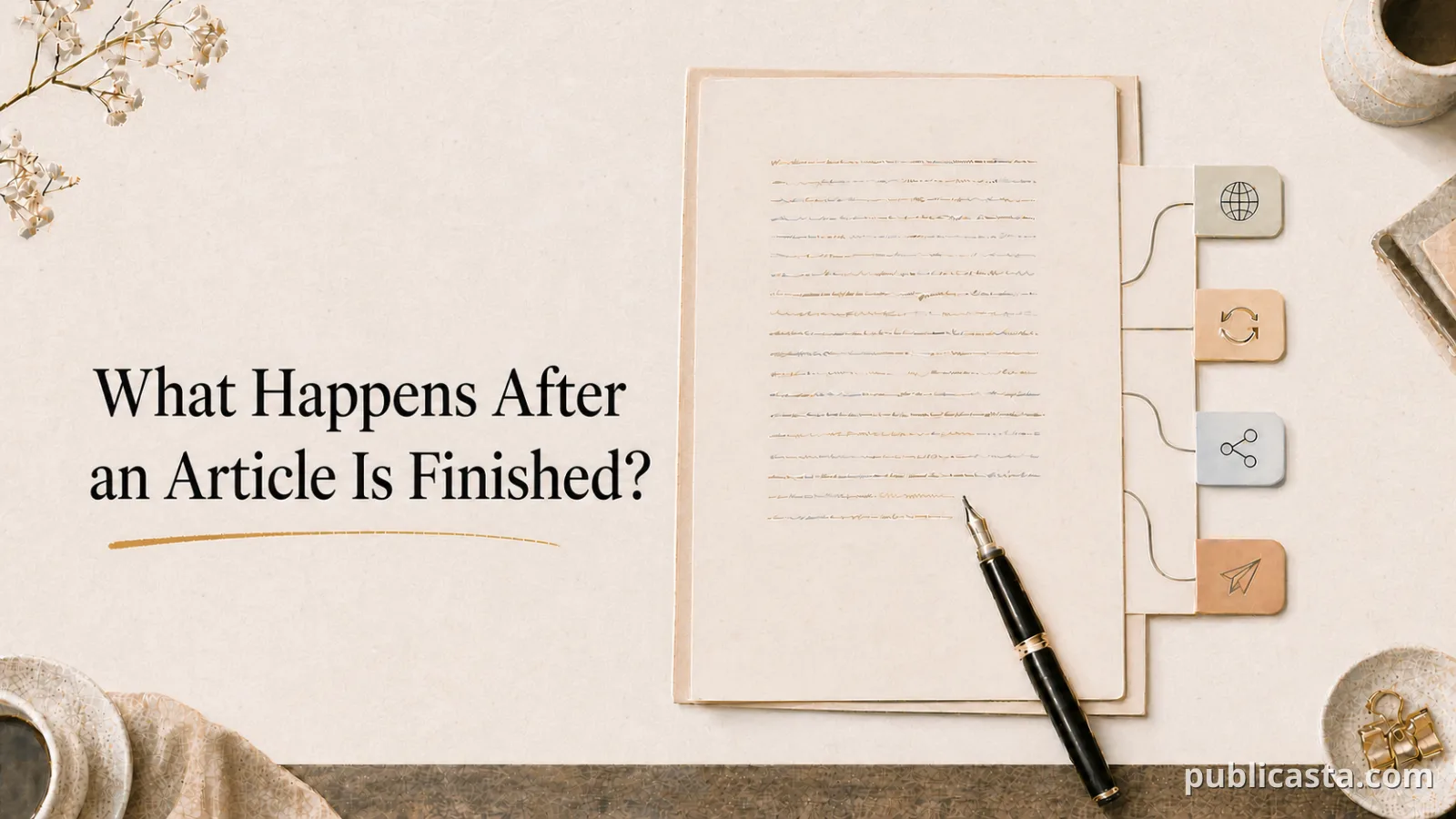 What Happens After an Article Is Finished