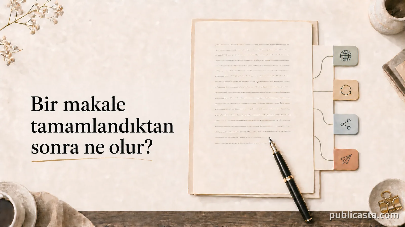 Bir makale tamamlandıktan sonra olanlar