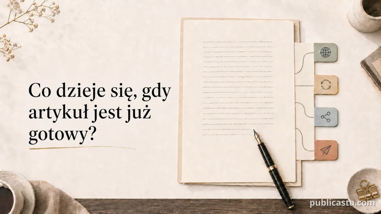 Co dzieje się po ukończeniu artykułu