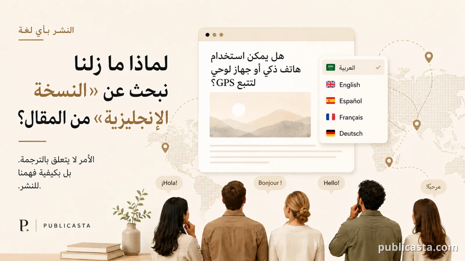 لماذا ما زلنا نبحث عن النسخة الإنجليزية من المقال