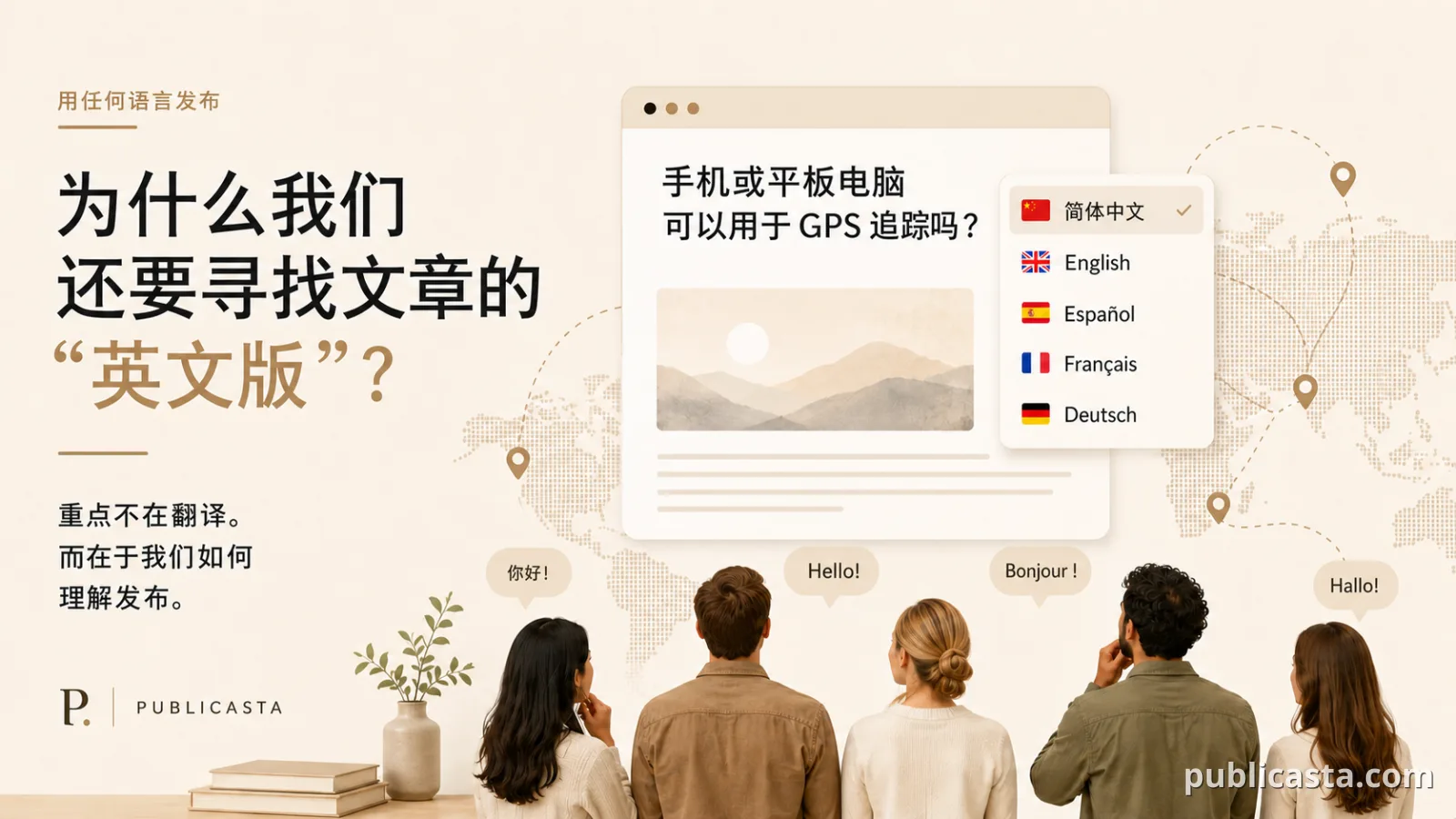 为什么我们还要寻找文章的英文版