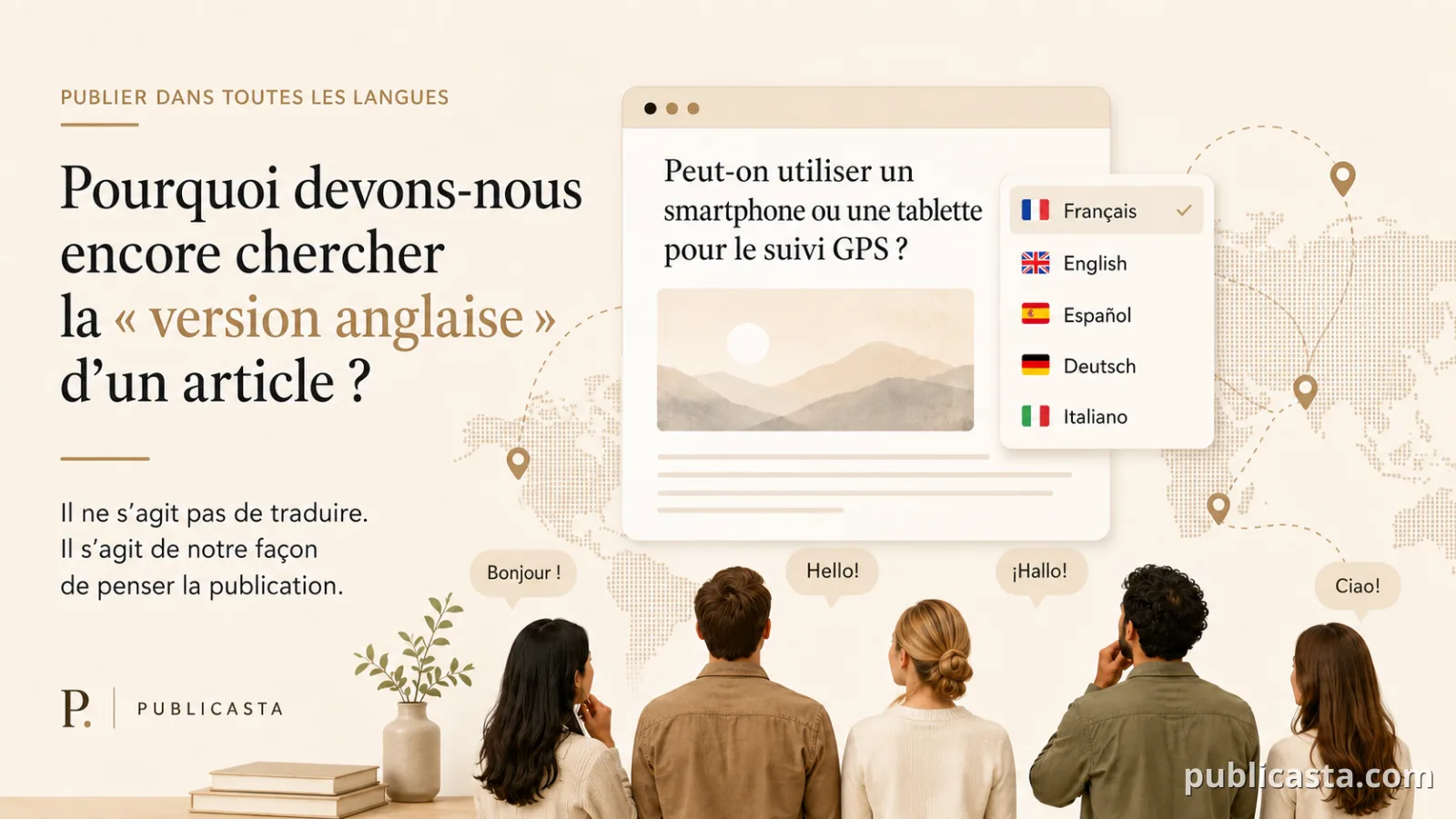 Pourquoi chercher encore la version anglaise d’un article