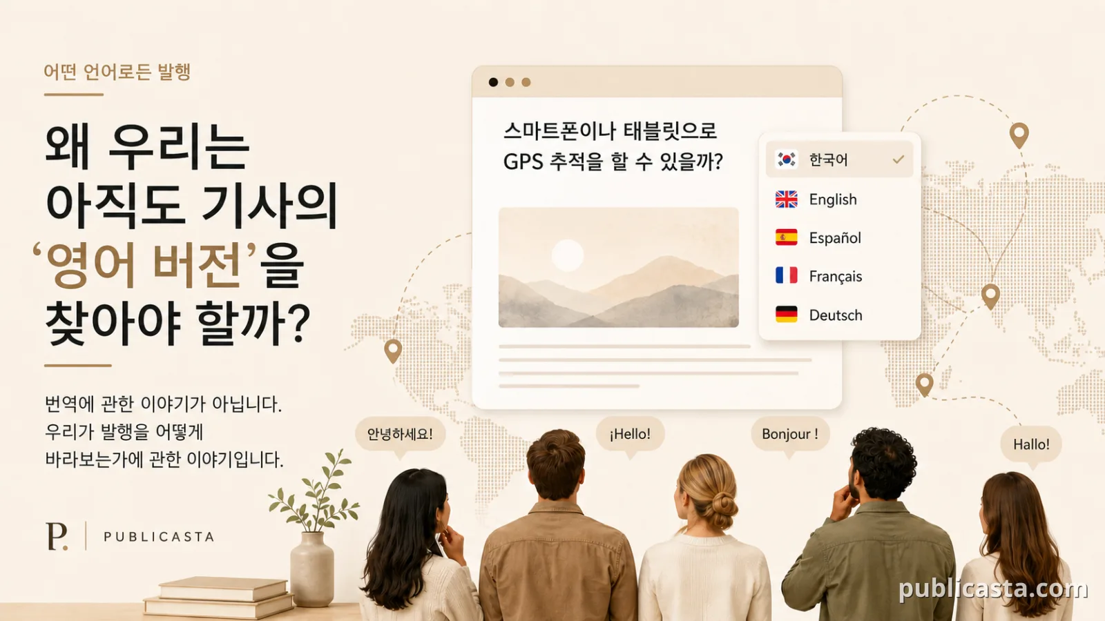 왜 우리는 아직도 기사의 영어 버전을 찾아야 할까