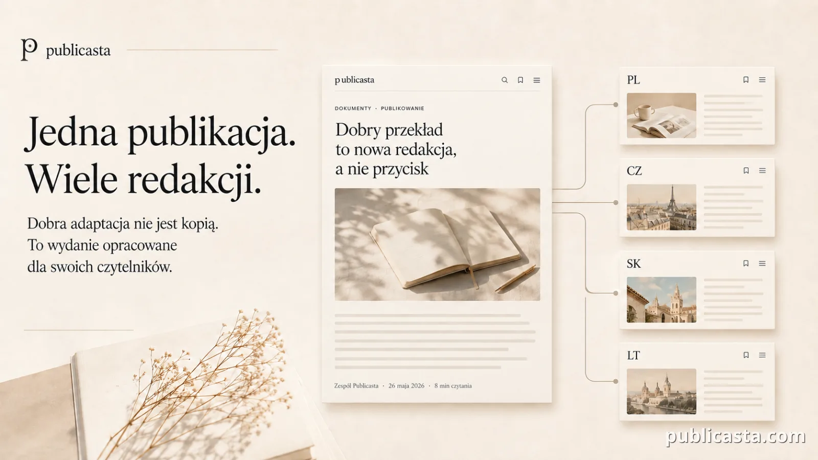 Jedna publikacja, wiele redakcji