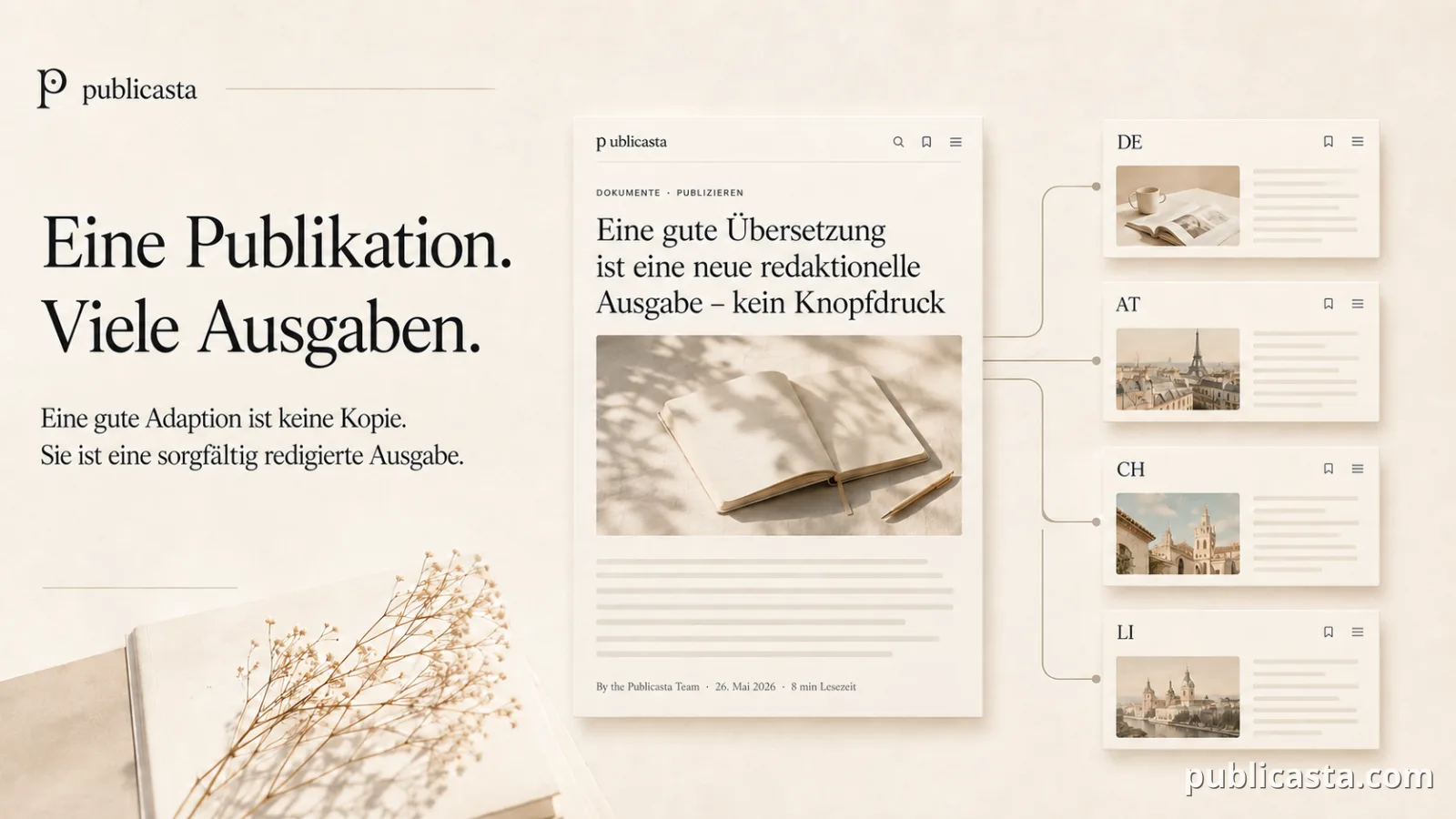 Eine Publikation, viele Ausgaben