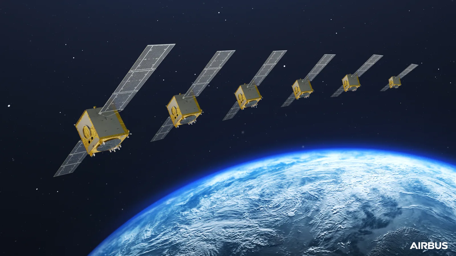 Artist's impression of an Airbus Galileo Second Generation satellite (ESA/Airbus)